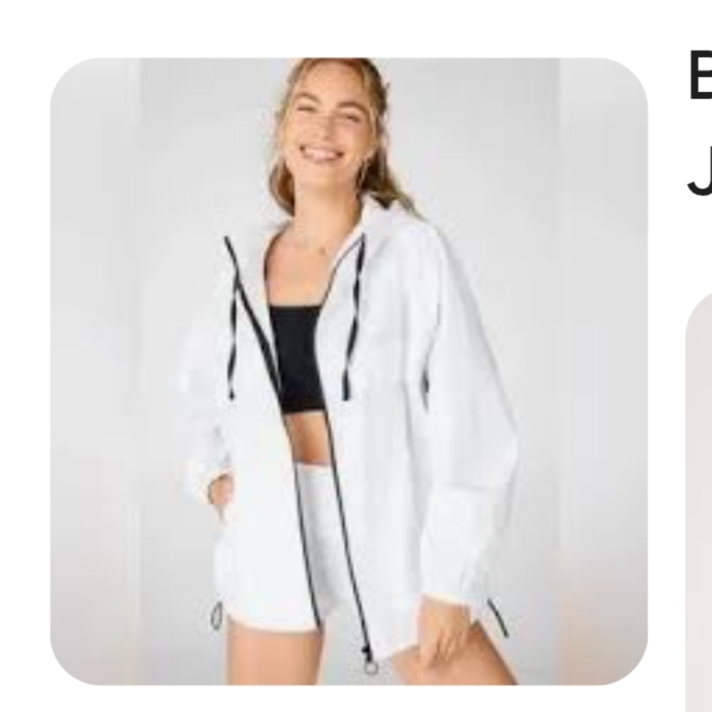 Banana Republic White Utility Jacket